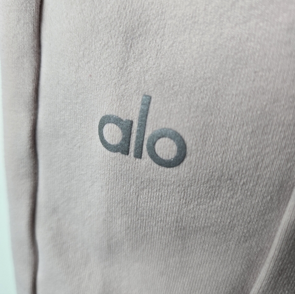 30. Alo Yoga 7/8 High-Waist Checkpoint Leggings – Light Pink – Size Small - Picture 3 of 6